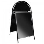 Tubular A-Boards With Arched Header