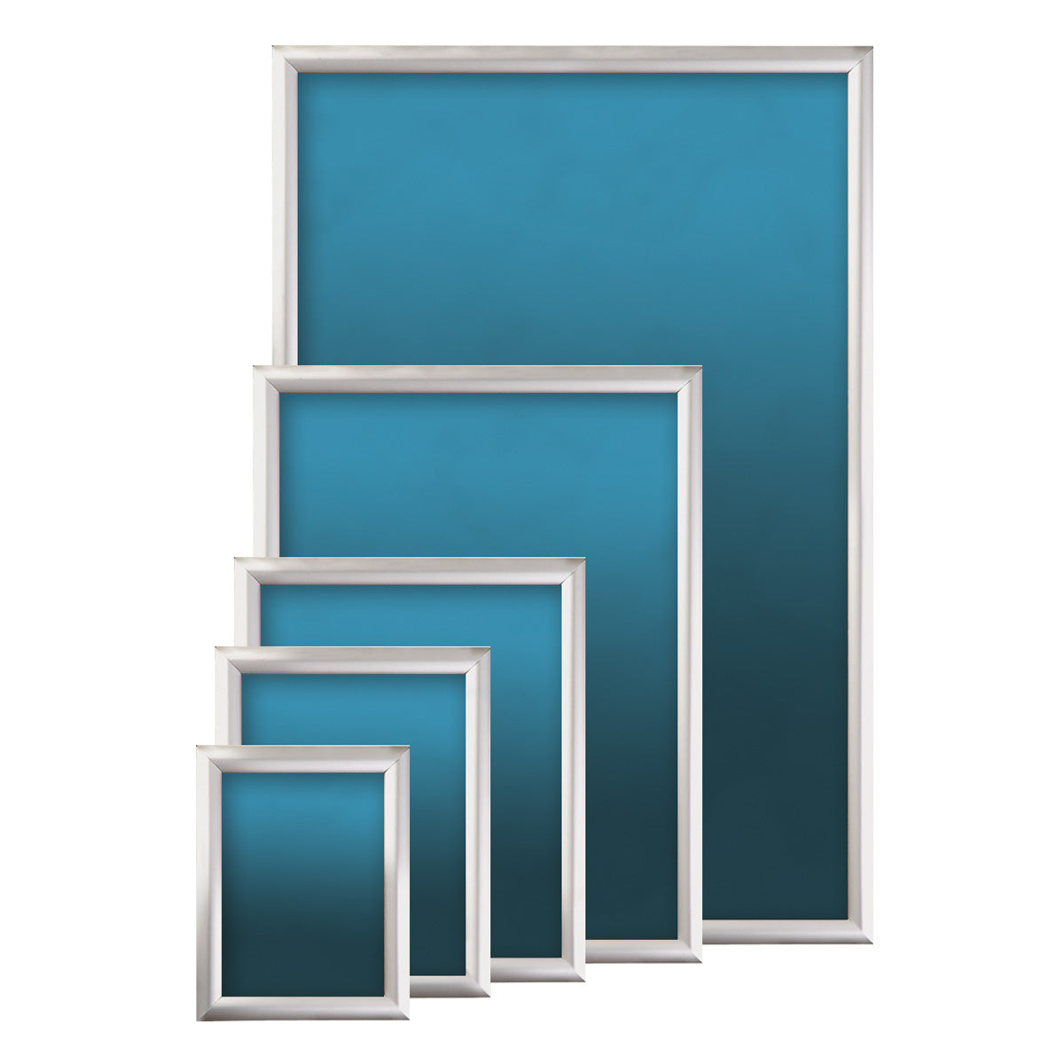 25mm Snap Frames - Silver